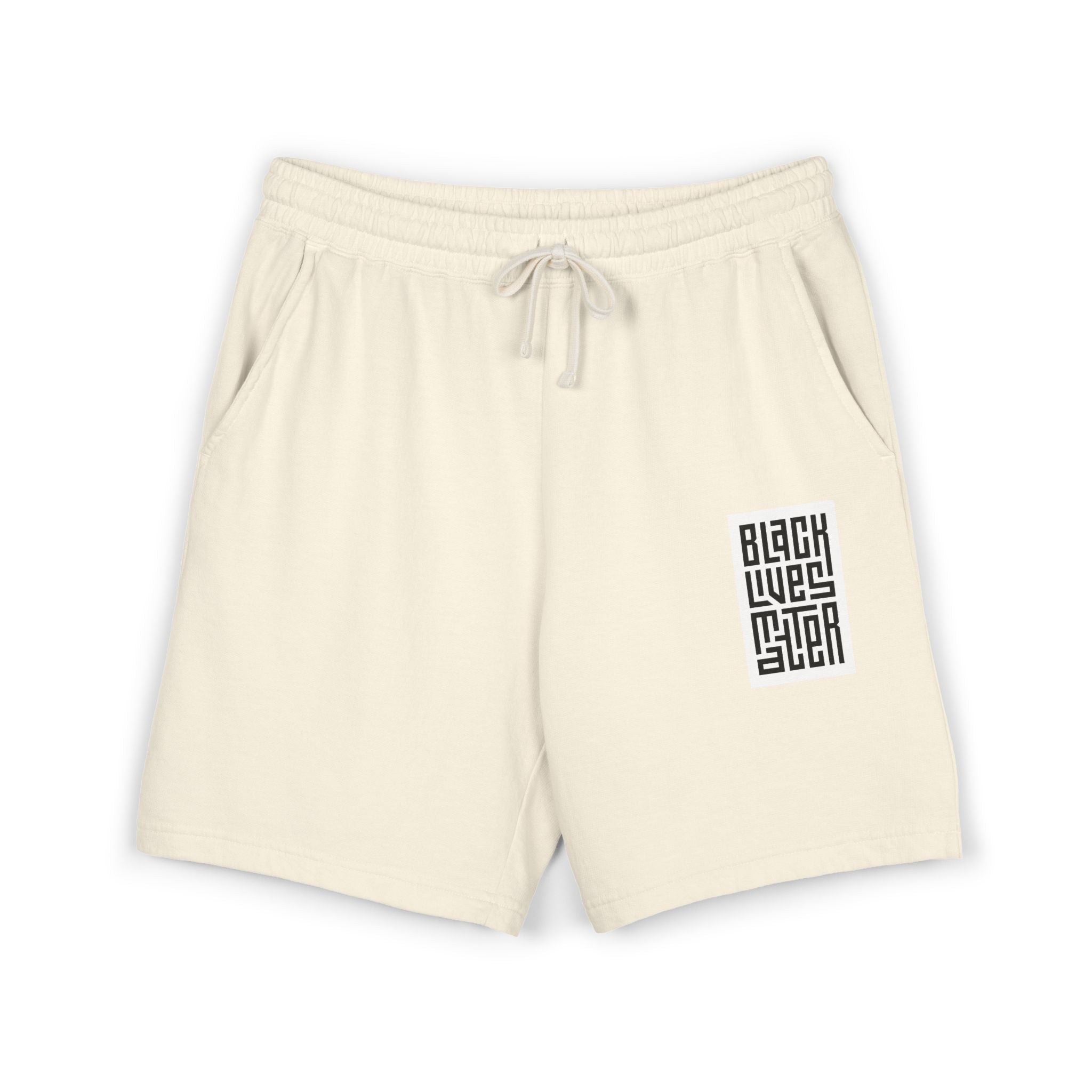 STN™-Black Lives Matter /Fleece Shorts | #Ivory