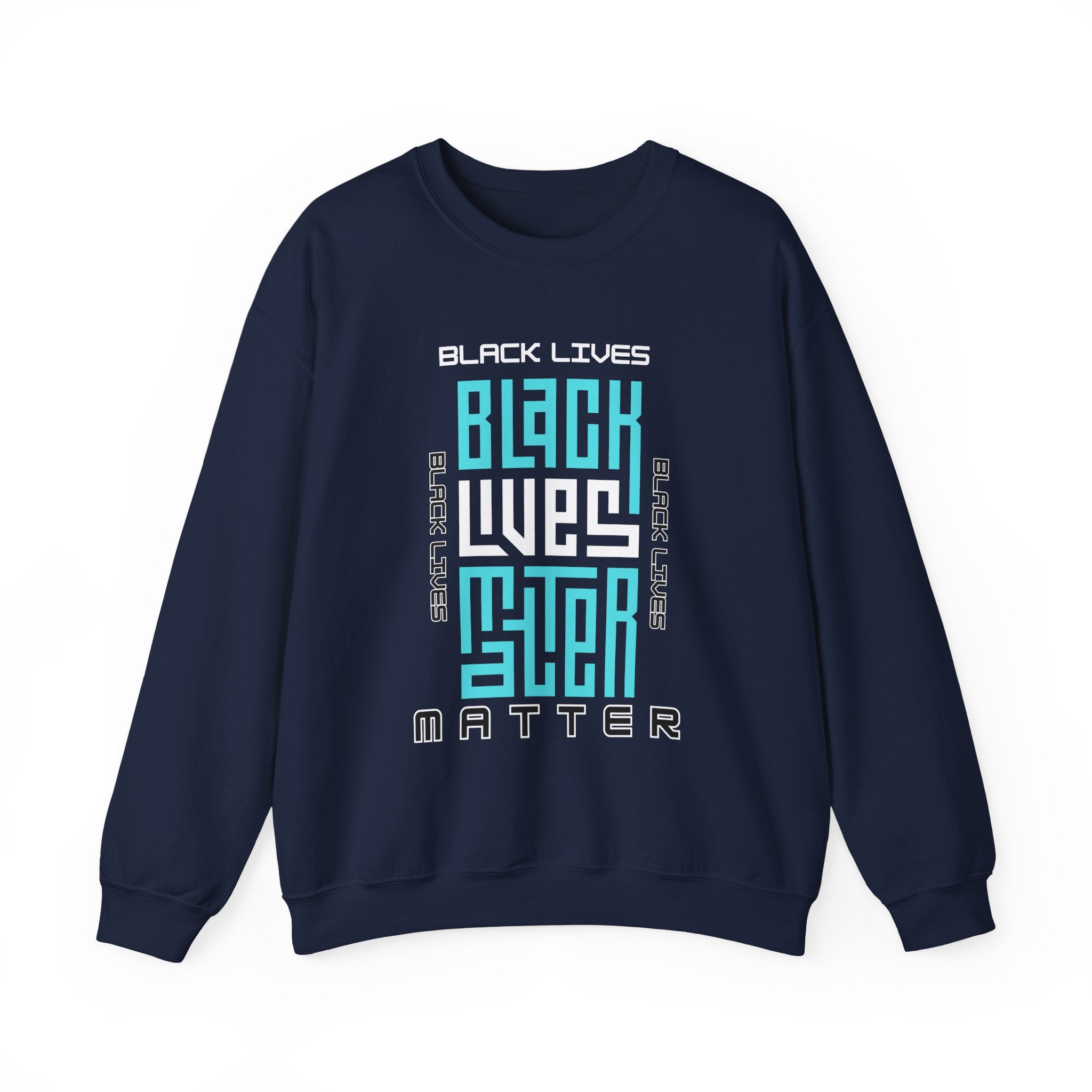 STN™-Black Live Matter Sweatshirt | #Navy